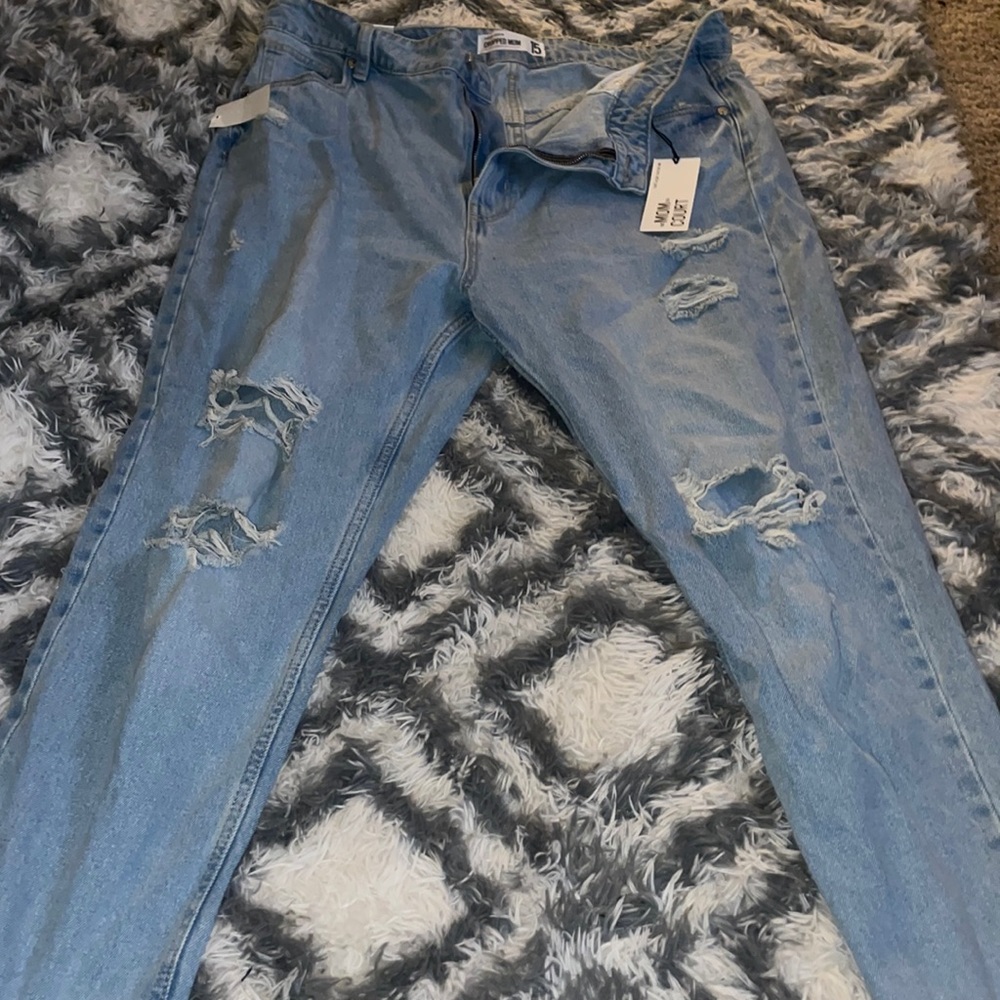 Brand new mom jeans.